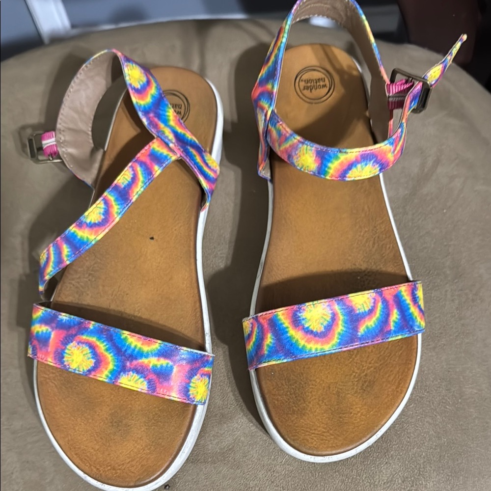 Colorful Tie-Dye Kids Sandals